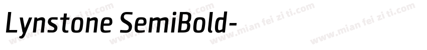 Lynstone SemiBold字体转换